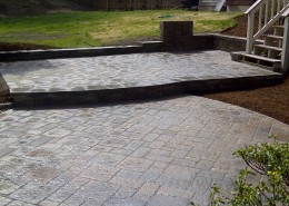Techo-Bloc patio and step