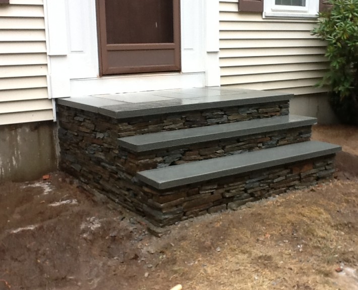 Natural Stone Staircase and Walkway