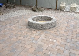 Techo-Bloc patio and Fire Pit